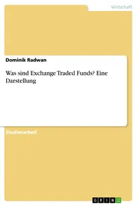 Was sind Exchange Traded Funds? Eine Darstellung_cover