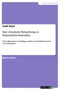 Eine chemische Betrachtung zu Dünnschicht-Solarzellen_cover