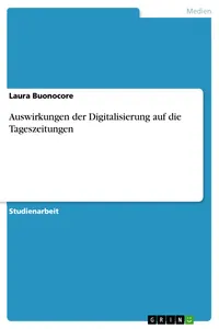 Auswirkungen der Digitalisierung auf die Tageszeitungen_cover
