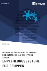 Empfehlungssysteme für Gruppen. Wie man die Genauigkeit verbessert und unterschiedliche Settings abdeckt_cover