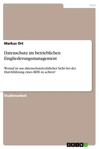 Datenschutz im betrieblichen Eingliederungsmanagement_cover