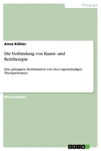 Die Verbindung von Kunst- und Reittherapie_cover