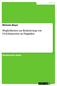 Möglichkeiten zur Reduzierung von CO2-Emissonen an Flughäfen_cover