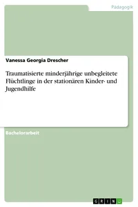 Traumatisierte minderjährige unbegleitete Flüchtlinge in der stationären Kinder- und Jugendhilfe_cover