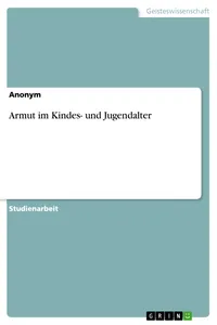 Armut im Kindes- und Jugendalter_cover