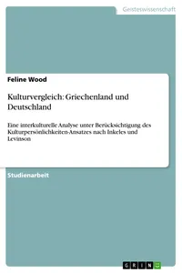 Kulturvergleich: Griechenland und Deutschland_cover