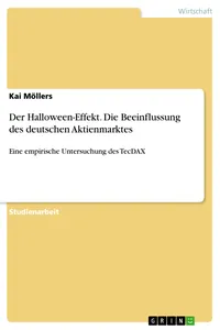 Der Halloween-Effekt. Die Beeinflussung des deutschen Aktienmarktes_cover