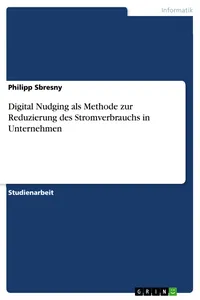 Digital Nudging als Methode zur Reduzierung des Stromverbrauchs in Unternehmen_cover