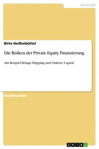Die Risiken der Private Equity Finanzierung_cover