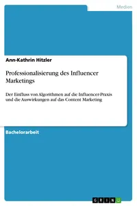 Professionalisierung des Influencer Marketings_cover