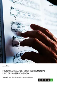 Historische Aspekte der Instrumental- und Gesangspädagogik_cover