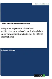 Analyse et implémentation d'une architecture réseau basée sur le cloud dans un environnement multisite. Cas de COGEB International_cover