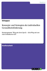 Konzepte und Strategien der individuellen Gesundheitsförderung_cover
