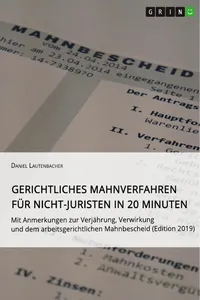 Gerichtliches Mahnverfahren für Nicht-Juristen in 20 Minuten_cover