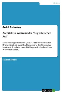 Architektur während der "Augusteischen Ära"_cover