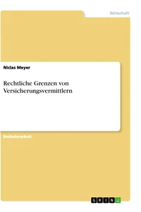 Rechtliche Grenzen von Versicherungsvermittlern_cover