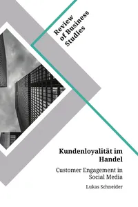 Kundenloyalität im Handel. Customer Engagement in Social Media_cover