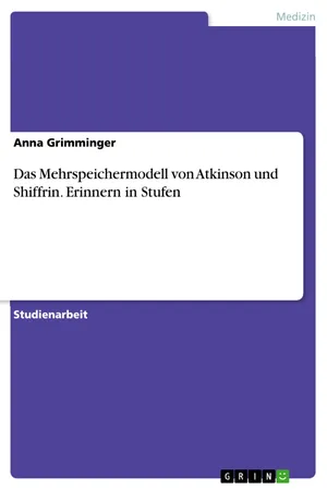 Das Mehrspeichermodell von Atkinson und Shiffrin. Erinnern in Stufen