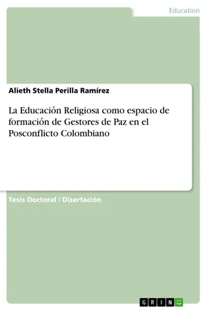 La Educación Religiosa como espacio de formación de Gestores de Paz en el Posconflicto Colombiano