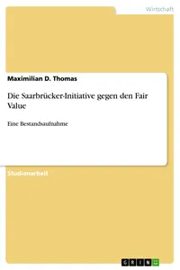 Die Saarbrücker-Initiative gegen den Fair Value_cover