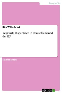Regionale Disparitäten in Deutschland und der EU_cover