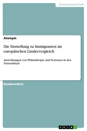 Die Einstellung zu Immigranten im europäischen Ländervergleich