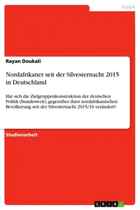 Nordafrikaner seit der Silvesternacht 2015 in Deutschland_cover