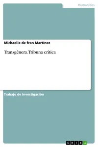 Transgênera. Tribuna crítica_cover