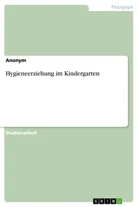 Hygieneerziehung im Kindergarten_cover