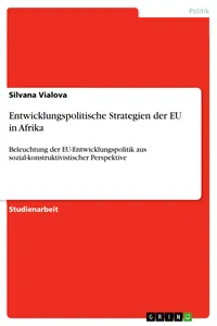 Entwicklungspolitische Strategien der EU in Afrika_cover