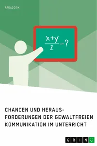 Chancen und Herausforderungen der Gewaltfreien Kommunikation im Unterricht_cover