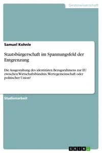 Staatsbürgerschaft im Spannungsfeld der Entgrenzung_cover