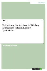 Gleichnis von den Arbeitern im Weinberg_cover