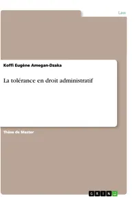 La tolérance en droit administratif