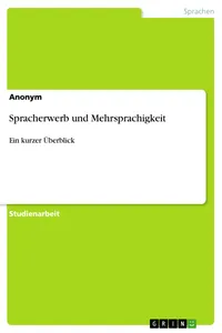 Spracherwerb und Mehrsprachigkeit_cover