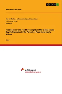 Food Security and Food Sovereignty in the Global South. Key Problematics in the Pursuit of Food Sovereignty Visions_cover