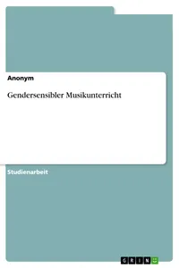 Gendersensibler Musikunterricht_cover