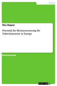 Potential der Biomassenutzung für Nahwärmenetze in Europa_cover