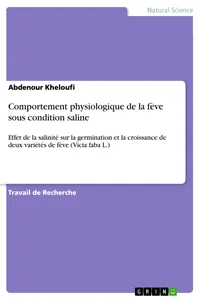 Comportement physiologique de la fève sous condition saline_cover