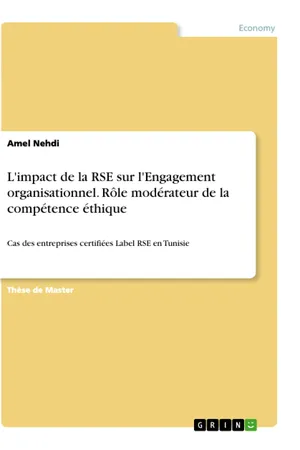 L'impact de la RSE sur l'Engagement organisationnel. Rôle modérateur de la compétence éthique