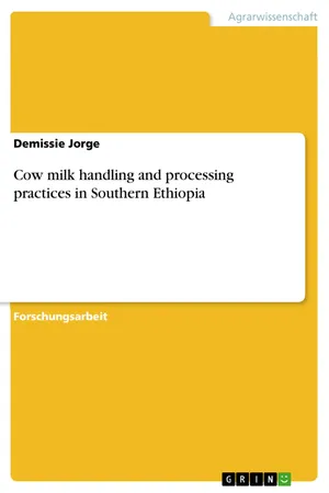 Cow milk handling and processing practices in Southern Ethiopia