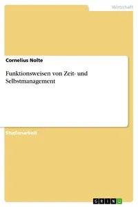 Funktionsweisen von Zeit- und Selbstmanagement_cover