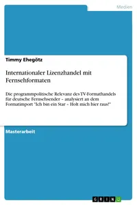 Internationaler Lizenzhandel mit Fernsehformaten_cover