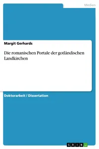 Die romanischen Portale der gotländischen Landkirchen_cover