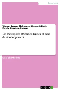 Les métropoles africaines. Enjeux et défis de développement_cover
