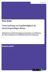 Untersuchung zur Impfmüdigkeit im deutschsprachigen Raum_cover