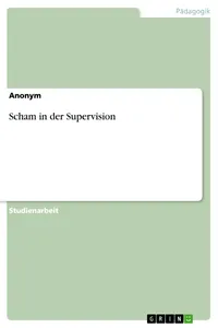 Scham in der Supervision_cover