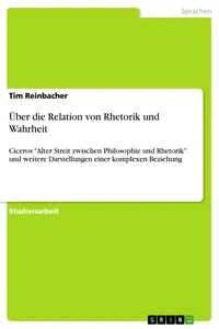Über die Relation von Rhetorik und Wahrheit_cover