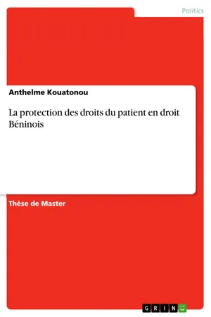 La protection des droits du patient en droit Béninois