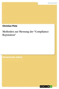 Methoden zur Messung der "Compliance Reputation"_cover